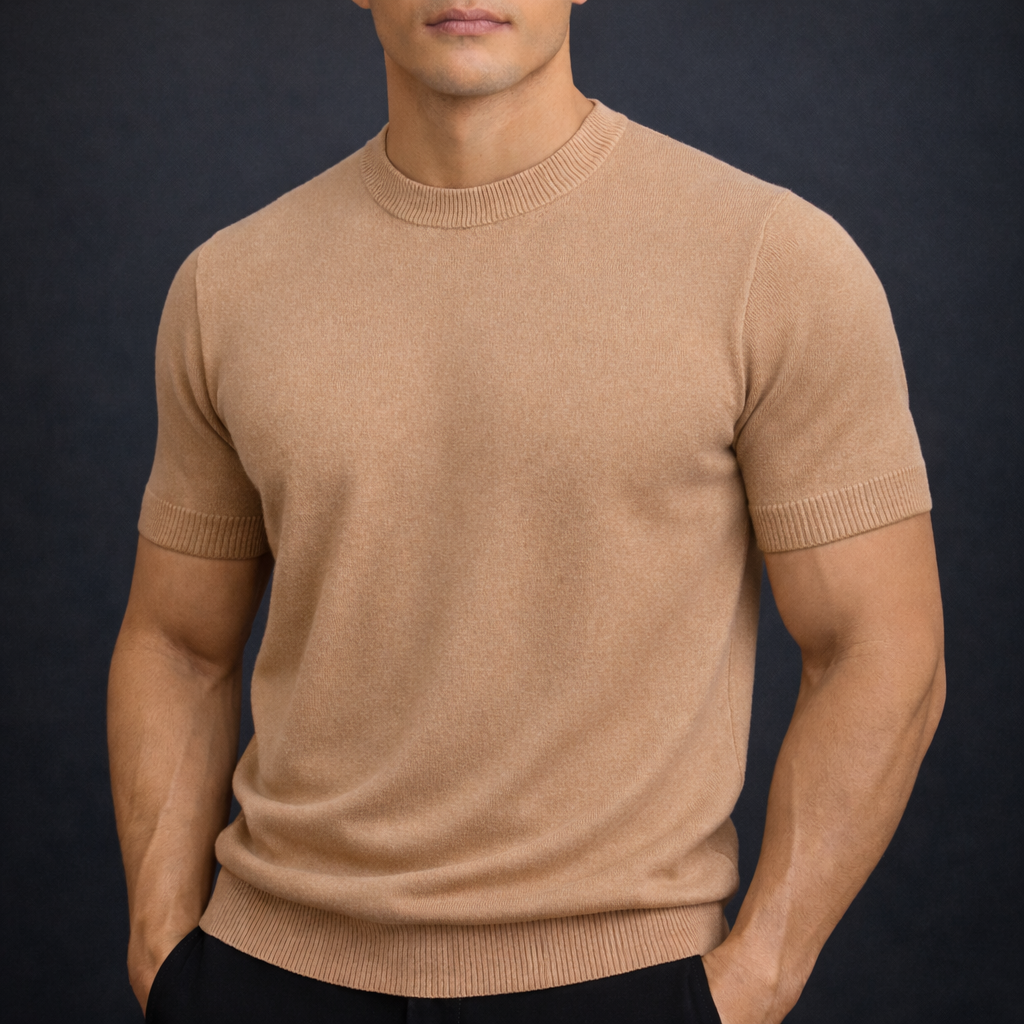 cashmere-t-shirt-with-lightweight-comfort back view
