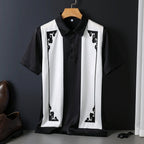 Men's Polo Shirt with Breathable Ice Silk Fabric | Slim Fit for... front view